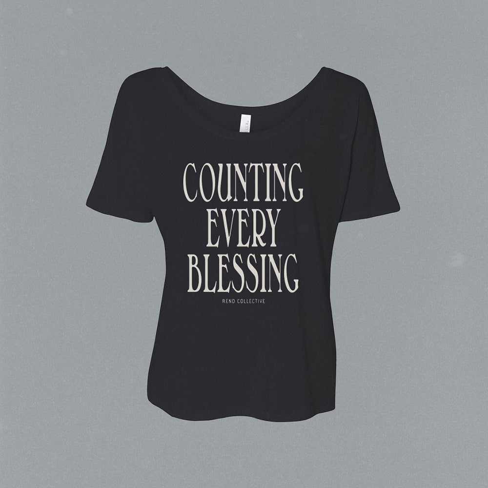 COUNTING EVERY BLESSING BOLD WOMEN'S TEE