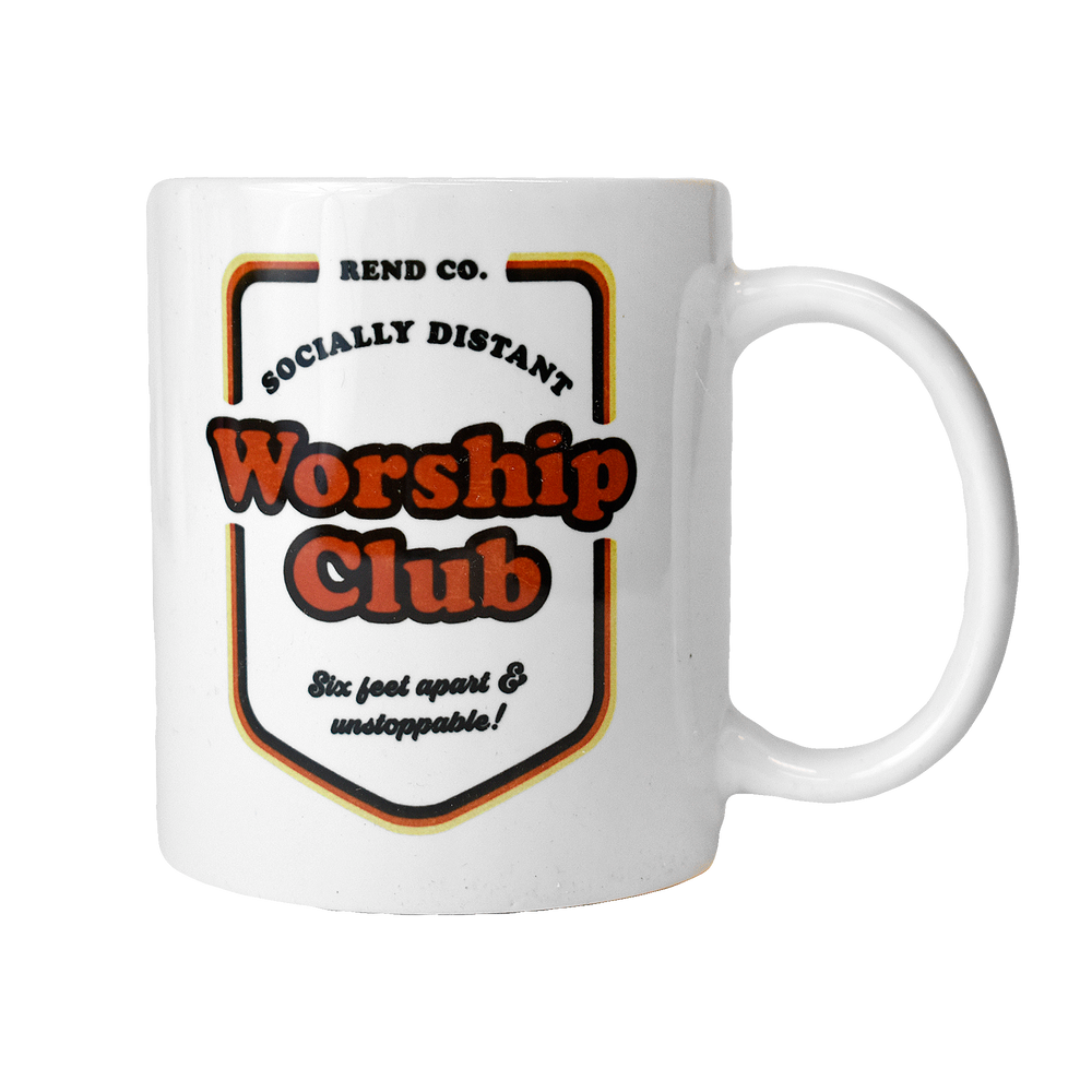 Socially Distant Worship Club Mug